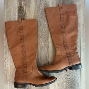 Sam Edelman tall boots brown leather size 10